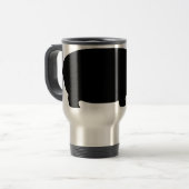 Mug De Voyage Silhouette d'hippopotame (Devant gauche)