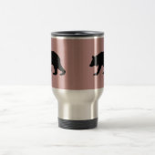 Mug De Voyage Silhouette d'ours noir (Centre)