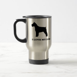 Mug De Voyage Silhouettes de Schnauzer