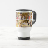 Mug De Voyage Simple 10 photo Collage blanc (Devant droit)