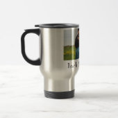 Mug De Voyage Simple couleur minimale ajouter nom photo texte cu (Gauche)