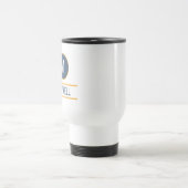 Mug De Voyage Simple initial moderne | Nom du monogramme personn (Centre)