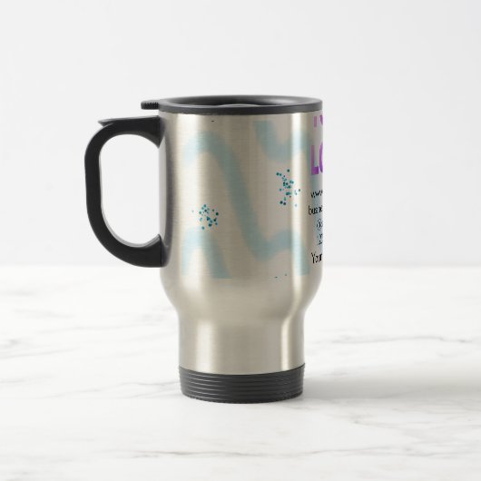 Mug De Voyage simple minimum add your logo/design here text pos (Gauche)