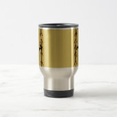 Mug De Voyage Simple monogramme ajouter votre nom lettre man min (Centre)