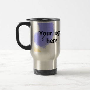 Mug De Voyage Simple rouge pi aquarelle ajoutez votre logo texte