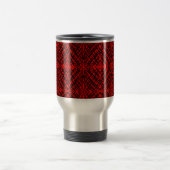 Mug De Voyage Simple Scribble | Carreaux miroir | Rouge | (Centre)