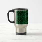 Mug De Voyage Simple Scribble | Carreaux miroir | Vert | (Gauche)