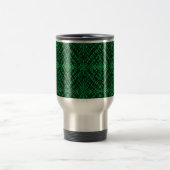 Mug De Voyage Simple Scribble | Carreaux miroir | Vert | (Centre)