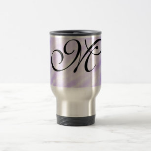 Mug De Voyage simple violet aquarelle éclaboussures pastel ajout