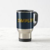 Mug De Voyage Simplifier (Devant droit)