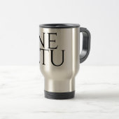 Mug De Voyage Sine Metu - Sans Crainte Voyage Mug (Devant droit)