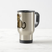 Mug De Voyage Singe - Emoji (Devant droit)