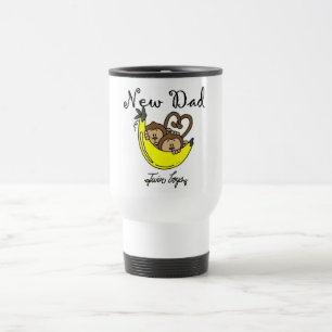 Mug De Voyage Singes Papa de jumeaux T-shirts et cadeaux