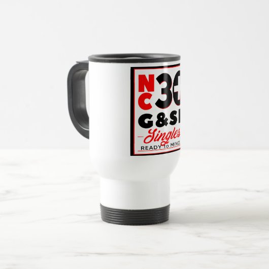 Mug De Voyage Singles NCG&SP (Devant gauche)
