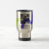 Mug De Voyage Site web simple de société commerciale code-barres (Centre)