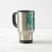 Mug De Voyage skateboard  (Devant gauche)