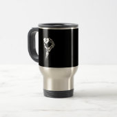 Mug De Voyage Skeleton Coeur de main (Devant gauche)