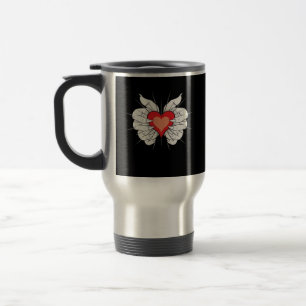 Mug De Voyage Skeleton Hands Heart Classic