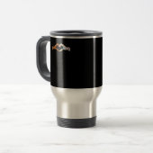 Mug De Voyage Skeleton Hands Heart Show Basic (Devant gauche)
