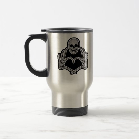 Mug De Voyage Skeleton Heart Hands Classic (Gauche)