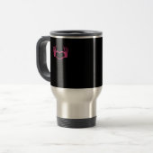 Mug De Voyage Skeleton Heart Hands Classic (Devant gauche)