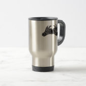 Mug De Voyage Skeleton Heart Hands - Classique (Devant droit)
