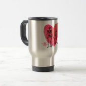 Mug De Voyage Skeleton Love (Devant gauche)