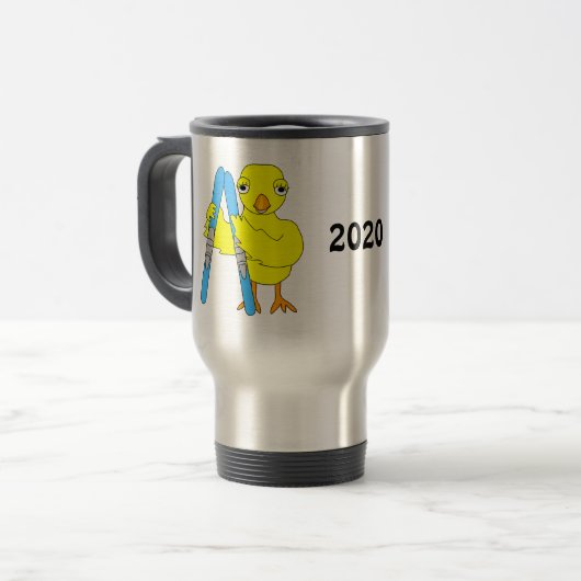 Mug De Voyage Ski Chick (Devant gauche)