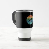 Mug De Voyage Ski de saut Retro (Devant gauche)