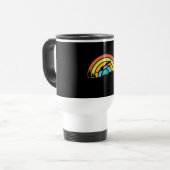 Mug De Voyage Ski de saut Retro (Devant gauche)