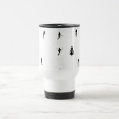 Mug De Voyage Ski Moderne Ski Noir & Blanc Ski Thème Ski (Centre)