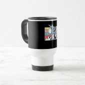 Mug De Voyage Ski Rétro (Devant gauche)