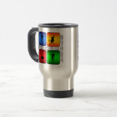 Mug De Voyage Ski spectaculaire (Devant gauche)