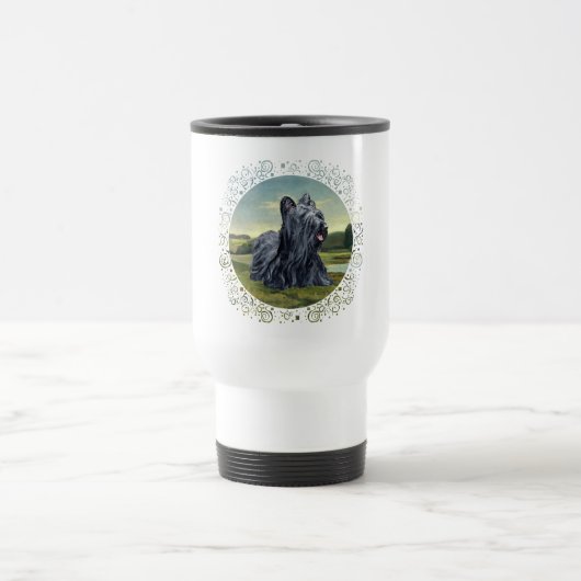 Mug De Voyage Skye Terrier dans le boug de voyage paysager (Centre)