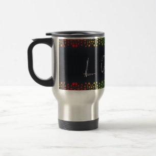 Mug De Voyage SlipperyJoe aime les bulles rouge orange jaune ver