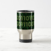 Mug De Voyage SlipperyJoe's 69 code binaire dynamique ordinateur (Centre)