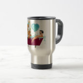 Mug De Voyage SlipperyJoe's deux gays hommes aiment la baignoire (Devant droit)