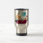 Mug De Voyage SlipperyJoe's deux gays hommes aiment la baignoire (Centre)
