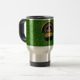 Mug De Voyage SlipperyJoe's Thanksgiving turkey grass manger du 