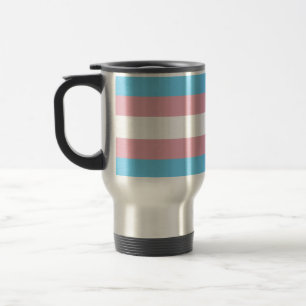 Mug De Voyage SlipperyJoe's transgenre pride drapeau de la diver