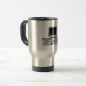 Mug De Voyage Slogan drôle (Devant gauche)