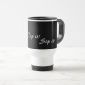 Mug De Voyage slogan original et amusant (Devant droit)