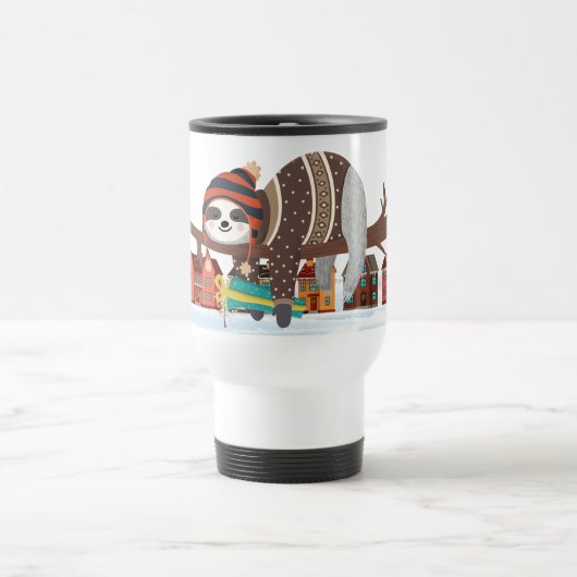 Mug De Voyage Sloth Christmas (Centre)