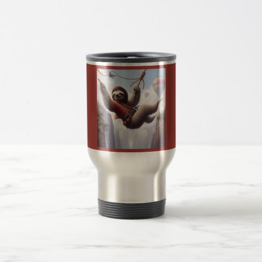 Mug De Voyage Sloth Ziplining (Centre)