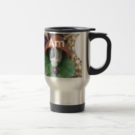 Mug De Voyage Snacking de lapin mignon (Droit)