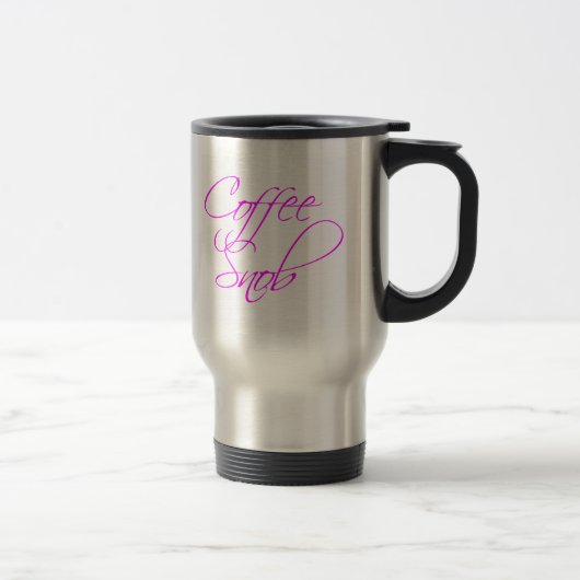 Mug De Voyage Snob de café (Droit)