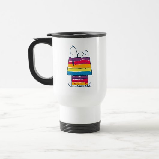 Mug De Voyage Snoopy | Rainbow Dog House (Gauche)