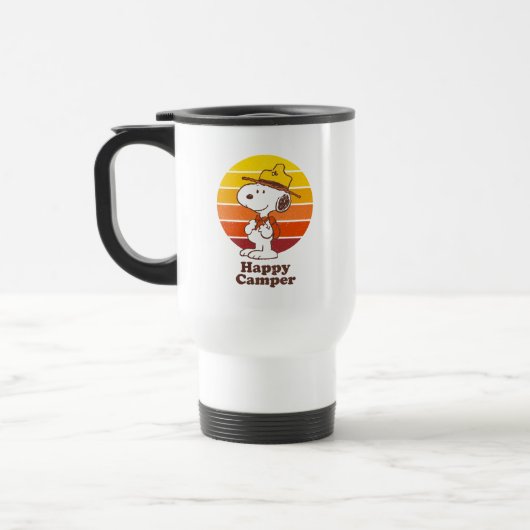 Mug De Voyage Snoopy | Scout Beagle - Happy Camper (Gauche)