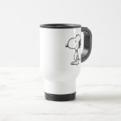 Mug De Voyage Snoopy Smile Giggle Laugh (Devant droit)