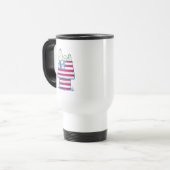 Mug De Voyage Snoopy sur 4 juillet Dog House (Devant gauche)